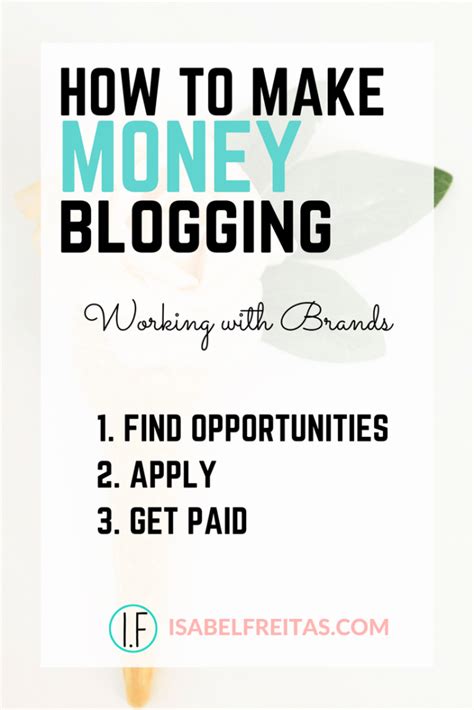 You can choose to work with the clients or websites that interest you most. How to Make Money Blogging: Working with Brands | Make money blogging, How to make money, Online ...