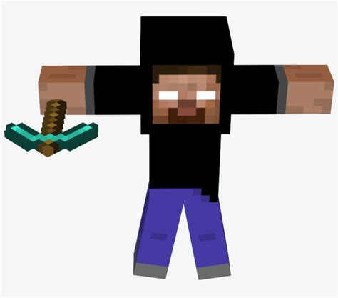 Herobrine Png Skin Half Revolutions