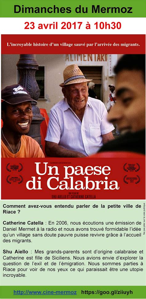 Association Vive le Cinéma à MURET 31 UN PAESE DI CALABRIA