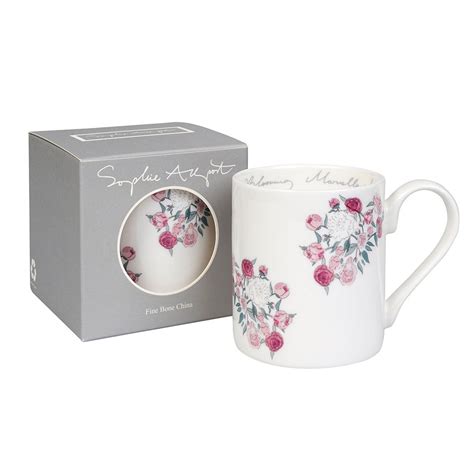 Peony Blooming Marvellous Mug By Sophie Allport