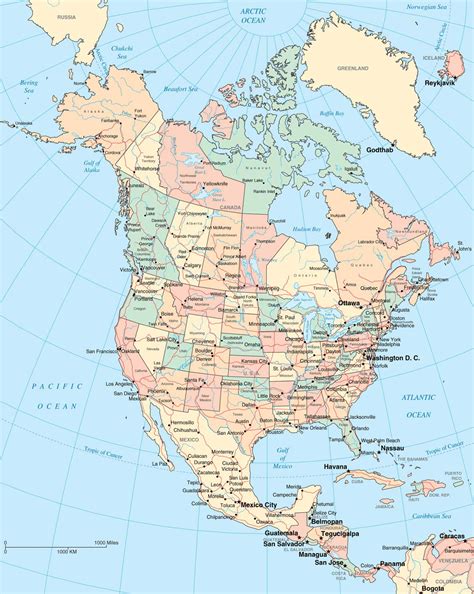 Map Of North America