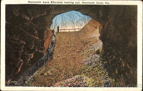 Mammoth Cave Entrance Looking Out Kentucky Mammoth Cave National Park