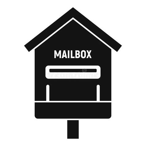 Service Mailbox Icon Outline Style Stock Vector Illustration Of