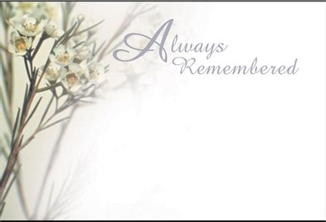 Funeral And In Loving Memory Floristry Message Cards Flowers And Floral