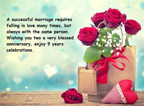 Wedding anniversary wishes for parents. 9th Marriage Anniversary Sayings Quotes Images | Best Wishes