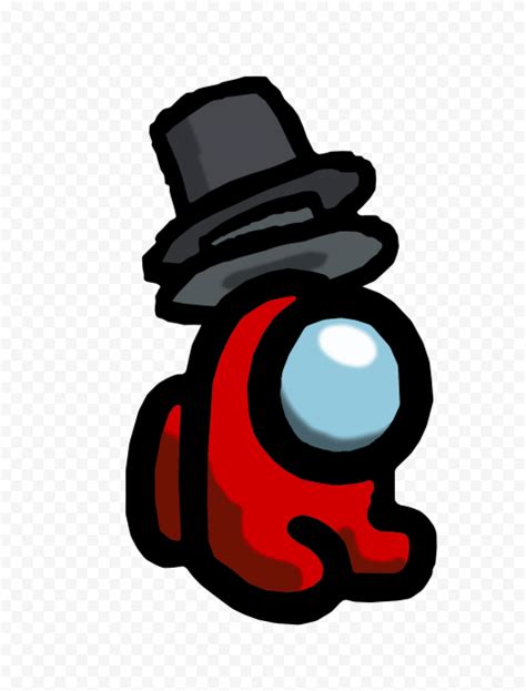 Hd Red Among Us Mini Crewmate Baby Double Top Hat Png Citypng