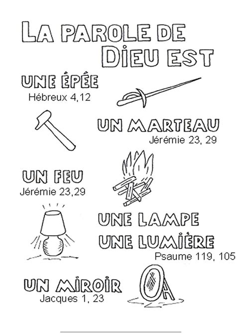 Livret De Coloriages En Francais Avec Des Versets De La Bible Versets Versets De La Bible