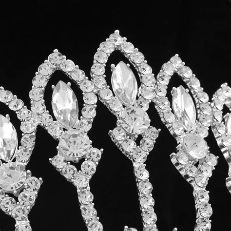 Vintage Rhinestone Bling Crown Crystal Tiara Good For
