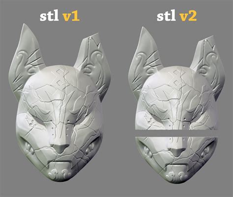 Download Stl File Drift Mask Fortnite Special 3d Print Model Cosplay