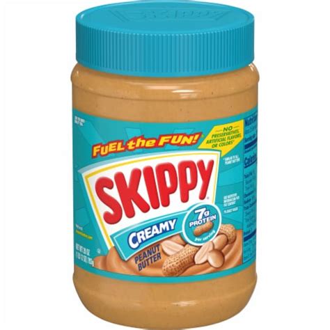 Skippy Creamy Peanut Butter Spread 28 Oz Fred Meyer