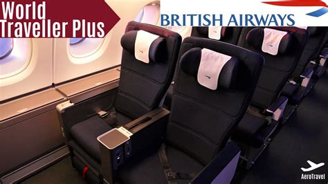 british airways world traveller plus premium economy class airbus a380 cabin review 4k ultra