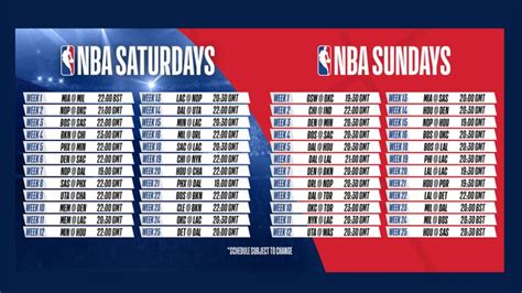 Find overall standings, nba home/away tables, nba 2020/2021 results/fixtures. NBA 2019-20 schedule includes record number of weekend ...