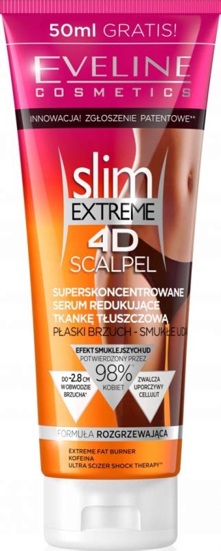 eveline cosmetics slim extreme 4d super concentrated body serum reducing fat 250ml