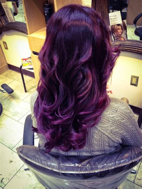 Deep Purple Hair Purple Hair Hair Color Purple