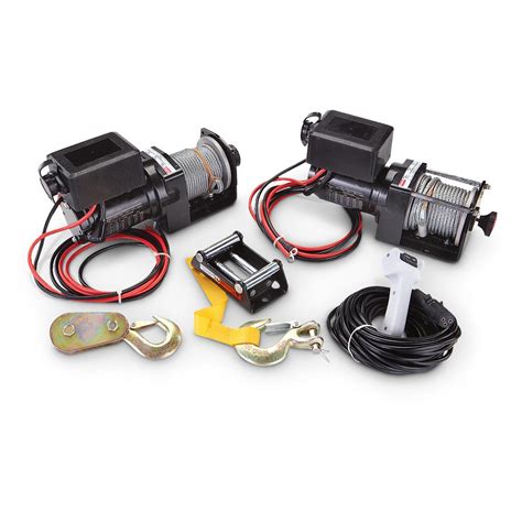 2000 Lb 12 Volt Electric Winch 222249 Winches And Mounts At