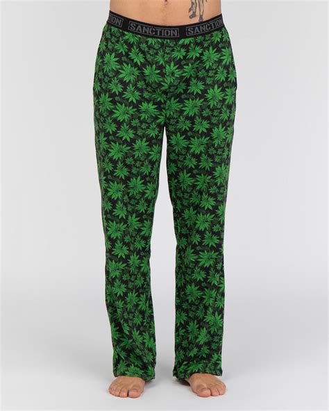 Sanction Underwear And Sleepwear Buddy Pyjama Pants Green Mens ⋆ Drzubedatumbi