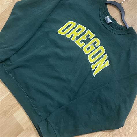 Oregon Duck Crewneck University Of Oregon Depop