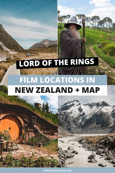 Lord Of The Rings Film Locations In New Zealand Free Map Filming
