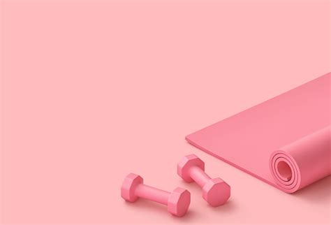Pastel Pink Fitness Background Stock Photo Download Image Now Istock