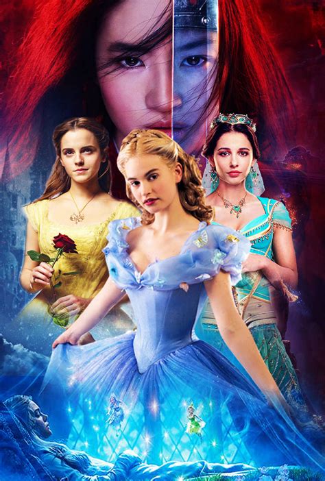 Live Action Disney Princess Poster By Thekingblader995 On Deviantart