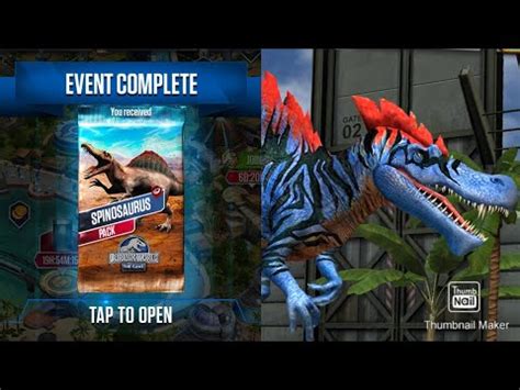 Spinosaurus Unlock And Max Level Jurassic World The Game Jurassic