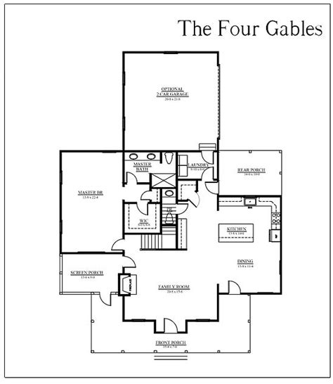 The Four Gables House Floor Plan Legacy Homes Gable House House
