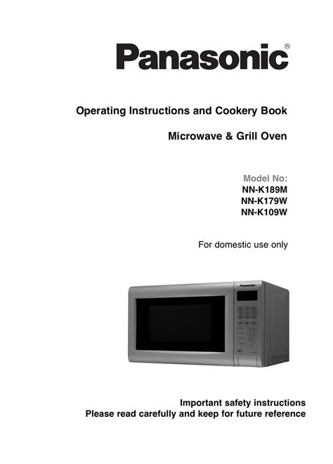 How Do You Program A Panasonic Microwave How Do You Program A
