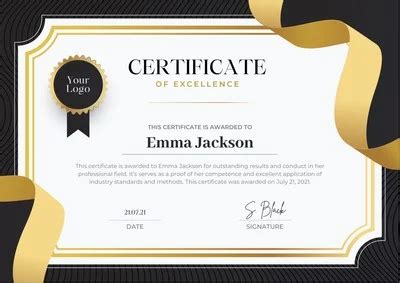 Free Printable And Customizable Certificate Templates Canva
