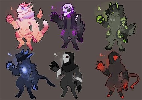 Closed Monsters Adopts By Tridile On Deviantart