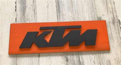 Ktm Sign Racing Sign Dirt Bike Sign Ktm Dirt Bike Etsy