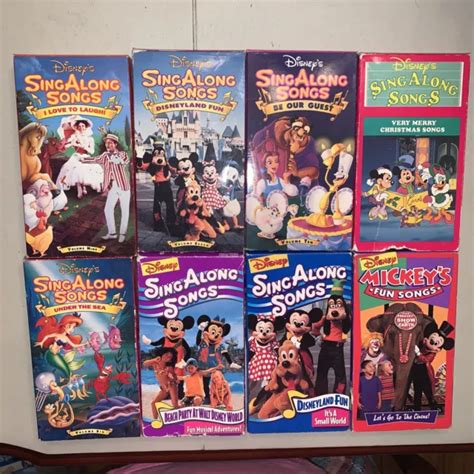 DISNEY SING ALONG Songs VHS Tapes Lot Of PicClick AU