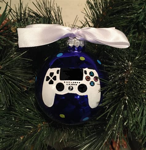Personalized Game Controller Christmas Ornament