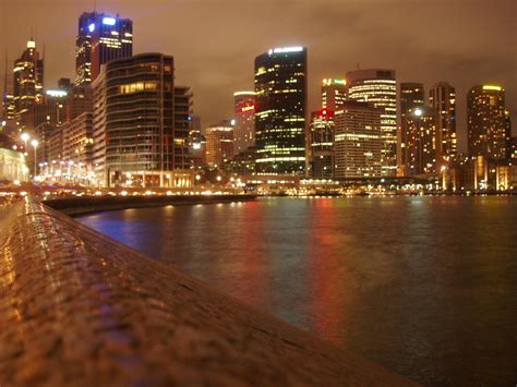 Sydney City Night A View Of Sydneys South City At Night Ahmad