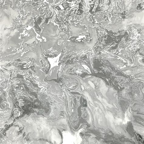 Liquid Marble Silver Grey Silver Glitter Wallpaper Glitter Wallpaper