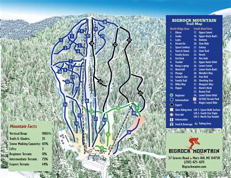 Bigrock Mountain Trail Map Skicentral Com