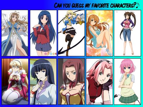 my top 10 favorite anime characters by ellafox555 on deviantart vrogue