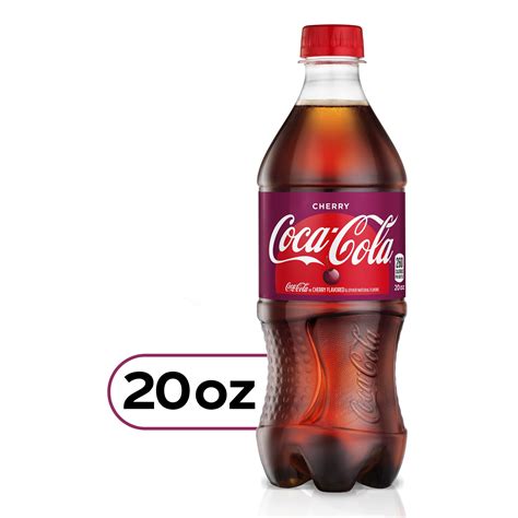 Coca Cola Cherry Soda Pop 20 Fl Oz Bottle