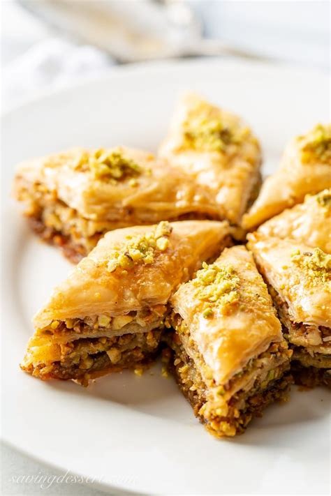 Honey Baklava Recipe With Walnuts And Pistachios Layers And Layers Of