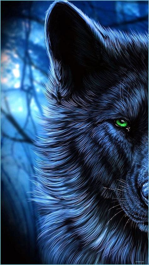 1920x1080px 1080p Free Download Black Wolves With Blue Eyes Wolf