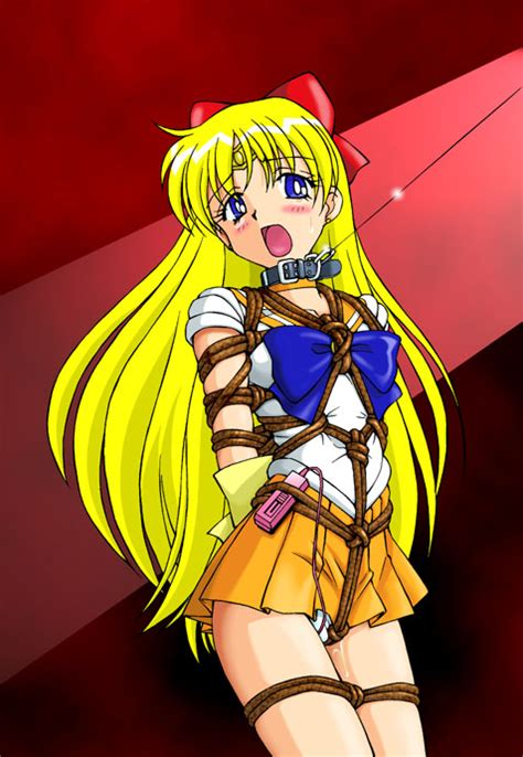 Rule 34 Arms Behind Back Bishoujo Senshi Sailor Moon Blonde Hair Blue Eyes Bondage Female