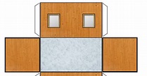 OSSORIO RECORTABLES DE PAPEL: Papercraft recortable de una casita de ...