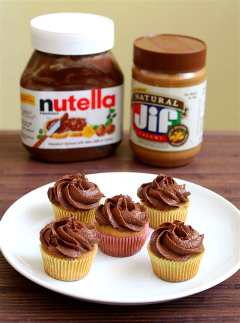 Mini Peanut Butter And Nutella Cupcakes And A Pasta Maker Giveaway
