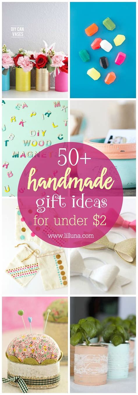 If you're looking for handmade gift ideas look no further! DIY Crafts - 50+ Handmade Gift Ideas that can all be made ...