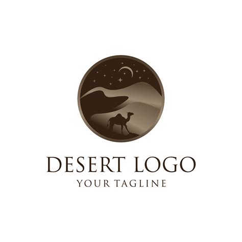Desert Logo Design 15087928 Vector Art At Vecteezy