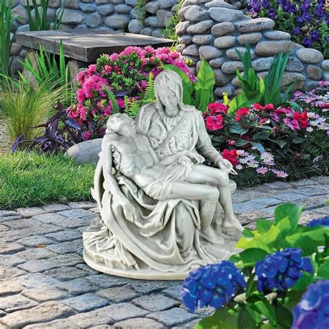 Bonded Marble Pieta Statue Grande Design Toscano