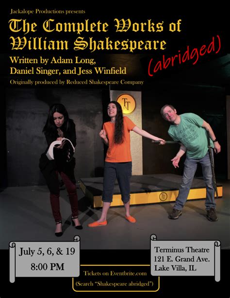 The Complete Works Of William Shakespeare Abridged Jackalope