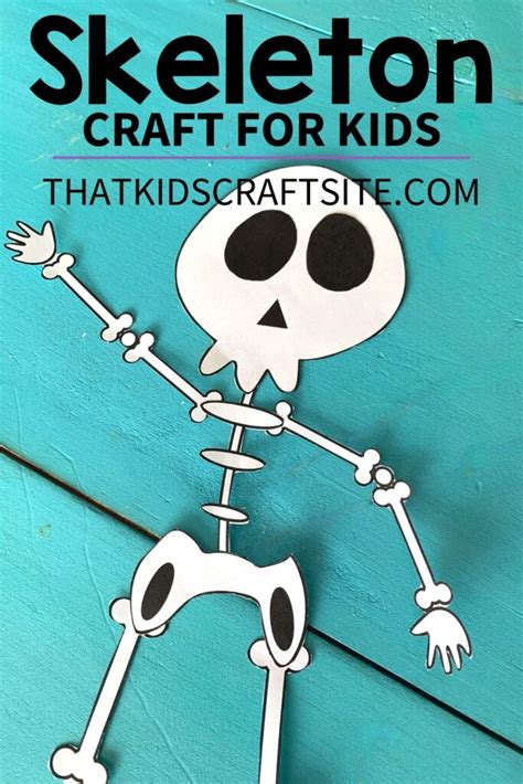 Skeleton Halloween Craft That Kids Craft Site