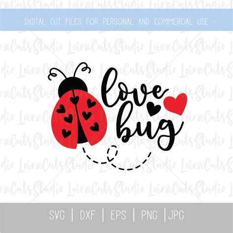 Love Bug Svg Love Bug Clipart Valentines Svg Love Bug Etsy Uk