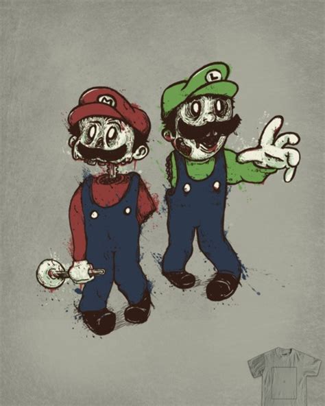 Zombie Mario And Luigi Blood And Brains Pinterest