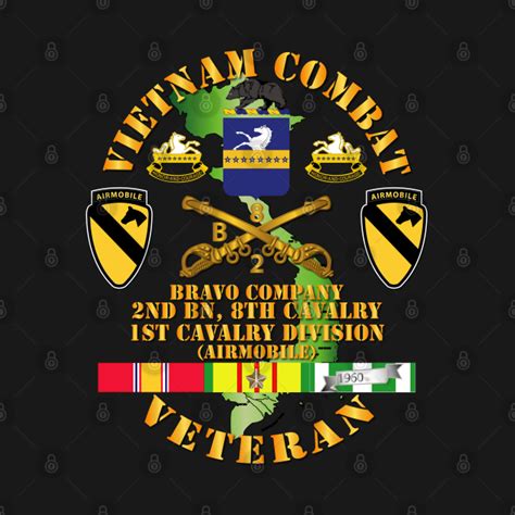 Vietnam Combat Cavalry Veteran W Bravo 2nd Bn 8th Cav Coa 1st Cav